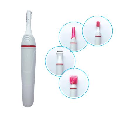 China Household Vtune Nose Hair Trimmer High Quality Red White Cordless Electric Hair Cutter and Nose Trimmer for sale