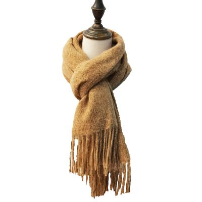 China 2022 new design fashion lady latest autumn polyester woven winter tooth dog scarf men fluffy shawl poncho for sale