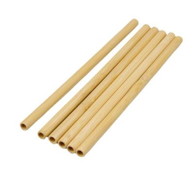 China Minimalist Wholesale Biodegradable Bamboo Straws Pattern Customization Disposable Straw for sale