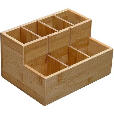 China Freshness Preservation Wooden Storage Box Desktop Cosmetics Box Custom Environmental Friendly Engraving for sale