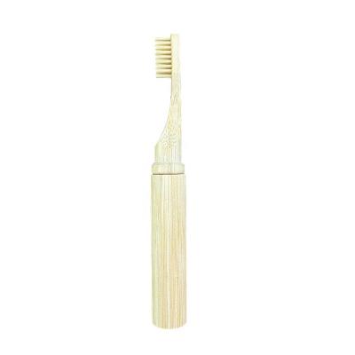 China Popularity Environmentally Friendly Bamboo Toothbrush Grip Biodegradable Soft Fur BPA Free Handle for sale