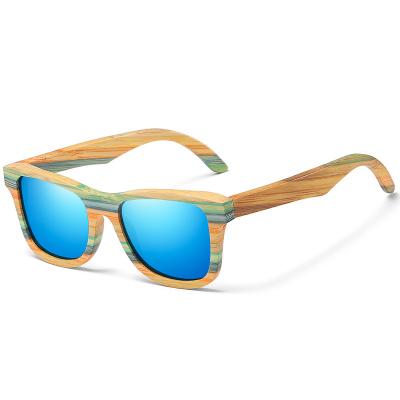 China New Retro Fashion Sunglasses Bamboo Wooden Men's Sunglasses - Pure Bamboo Lenses for sale