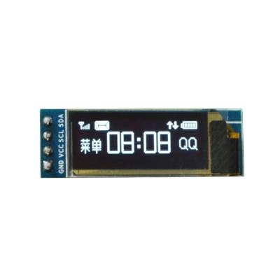 China Show Promotion 0.91 OLED OLED Display Inch 128x32 IIC I2C By White / Blue Teeth for sale