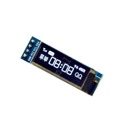 China OLED LCD Display SSD1306 Display 0.91 Inch 128x32 IIC I2C White/Blue Drivers OLED LCD Display SSD1306 Drivers IC Voltage 3.3V 5V for sale