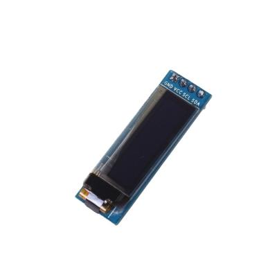 China OLED Display 0.91 inch JMD oled 128x32 IIC I2C White/Blue Drivers IC OLED LCD Display SSD1306 Voltage 3.3V 5V for sale