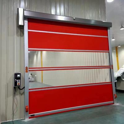 China High Grade Speed ​​China Manufacturer Sound Insulation PVC Sheer Curtain Shutter Fast Roller Rolling Up Door for sale