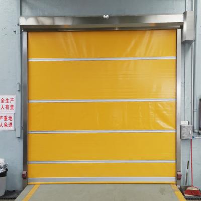 China Automatic shutter door sound insulation PVC rolling induction industry to improve mosquito repellent insulation environmental purification for sale