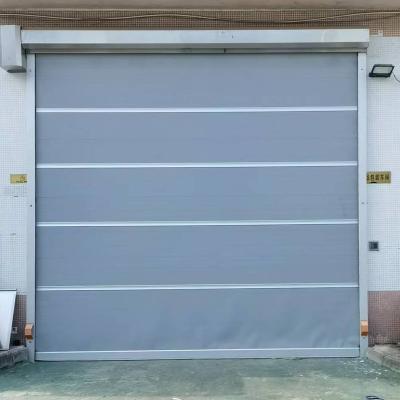 China Sound Insulation PVC Fast Rolling Door Cleaning High Speed ​​Workshop Dustproof Automatic Induction Door Food Factory Car Wash Lifting Cosmetics for sale