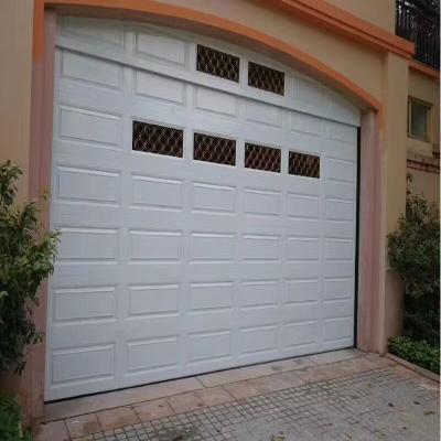 China Remote Control Garage Doors China Manufacturer Anti Theft Steel Automatic Garage Doors With CE Approval Motors for sale