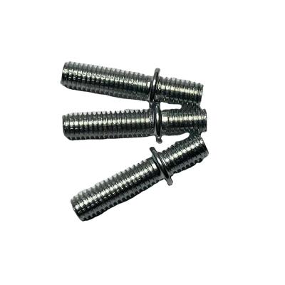 China Iron Double Head Various Teeth M6*10+20 Specifications Galvanized Double Head Belt Teeth Screws for sale