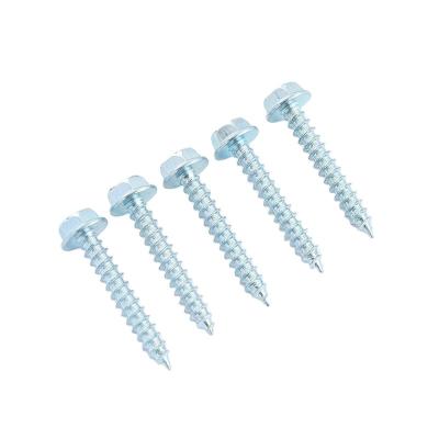 China Cross Self Tapping HEX Hex Cross With Cushion Wood Screws External Hex Tapping Screw Supply M6 for sale