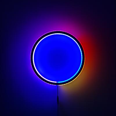 China Wholesale Modern RGB Wall Lamp Bedside Lamp Hallway Bedroom Around Simple Lamp Decoration Wall Lights For Home for sale