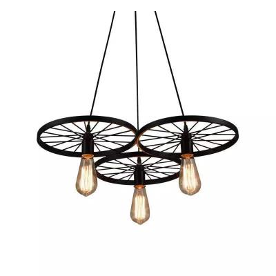 China Industrial retro industrial style personality clothing store Internet cafe bar restaurant creative iron chandelier for sale