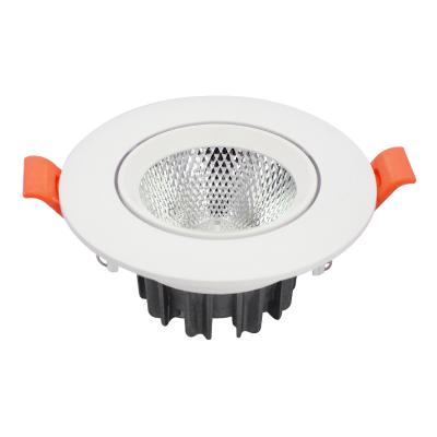 China Modern hotel shopping mall living room clothing store embedded spotlight led downlight COB downlight for sale