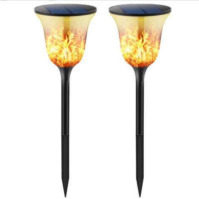 China Garden Plant Torch Flame Lamp Household Decoration Landscape Light Solar Direct Garden Light for sale