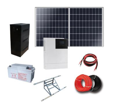 China All-in-one external off-grid solar home energy storage battery 5kw Africa export distribution grid-tied control for sale