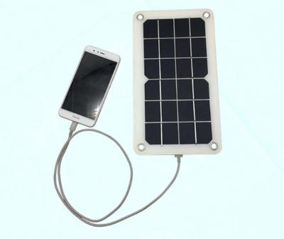 China Outdoor Phone 5V Solar Phone Mini Panel Wireless Charging Power Generation Portable Charging Panel for sale