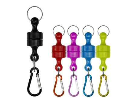 China Portable Industry Wholesale Ndfeb Super Strong Magnetic Key Chain Colorful Magnetic Keychains for sale