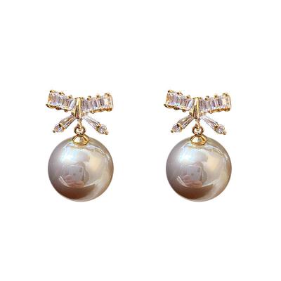 China JAENONES pearl earrings fashion pearl earrings temperament fashionable custom simple personality earrings for sale