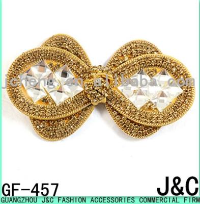 China 2015 shoe buckle the most fashionable rhinestone stone shoe bow for sale