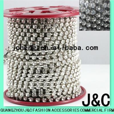 China Pointback PP32 Metal Cup Chain with Rhinestone for Shoes and Clothes / Rhinestone for sale