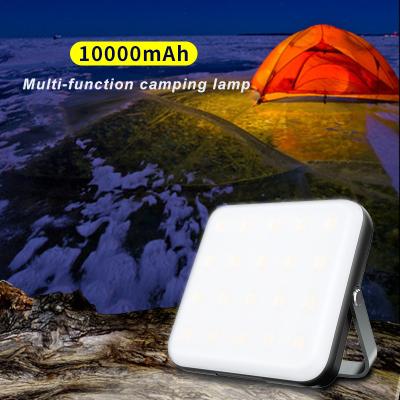 China konda power bank 10000mah outdoor portable solar power bank with led flashlight for mobie charging desk lamp for sale