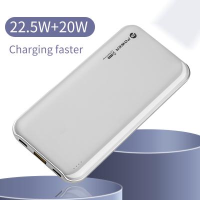 China Super Fast Charging Support 2022 Mobile Power Charger 22.5W USB Charge 10,000mah Fast Output for sale