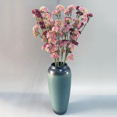 China 2021 Selling Artificial Flower Real Meat Touch Artificial Flowers Colorful Home Decor Hot High Quality Vases Flowers for sale