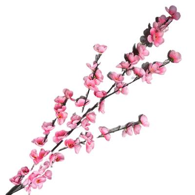 China Beautiful Nice light weight even colorful and convenient decorative wide variety of artificial flowers 125cm peach flower for sale