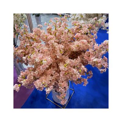 China Artificial Cherry Blossom Flower Artificial Flower Very Nice Decorative Home Decoration Elegant Different Colors for sale