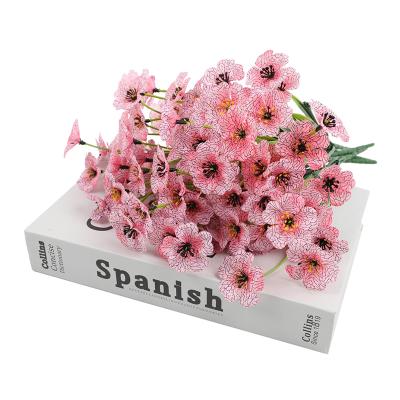 China Beautiful Colorful Recommend Minimal And Practical Artificial Rayon Mini Flower Bunches Decorative Flower for sale