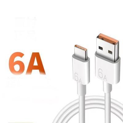 China Mobile Phone 6a Usb To Type-c Data Cable USB Fast Charging Cable For HUAWEI for sale