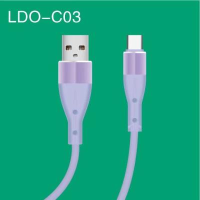 China Mobile Phone Cables Usb Charging Cable Fast Usb Charge Cable 2A Type C for sale