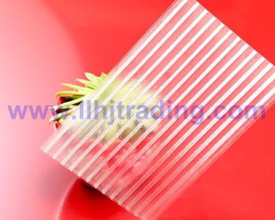 China Crystal Twin Wall Polycarbonate Sheet for sale