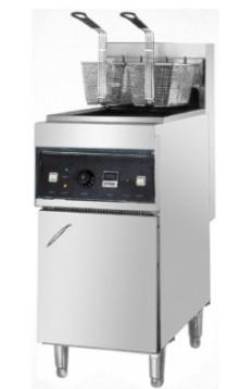 China 18 KW  28L  1 tank Electric Deep Fryer With 304# stainless steel for sale