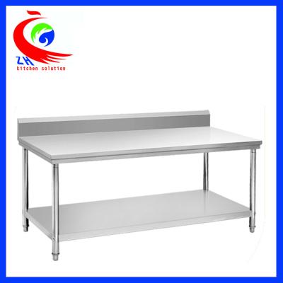 China Rolling Stainless Steel Work Table / commercial kitchen prep tables for sale