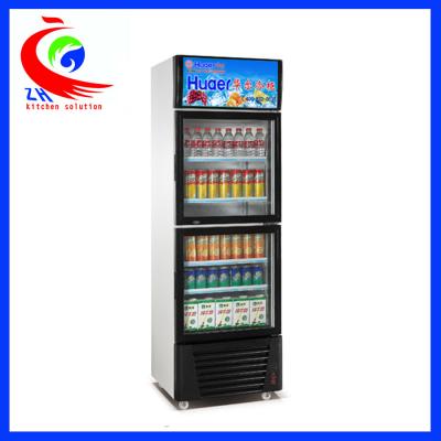 China Commercial Display Refrigerator 180W 238L European Style Luxurious Appearance for sale