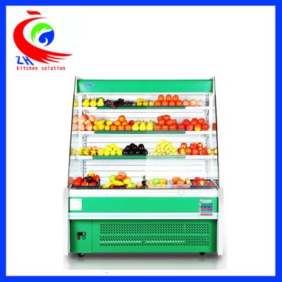 China Curved Glass Refrigeration Equipment Restaurant Style Refrigerator for sale