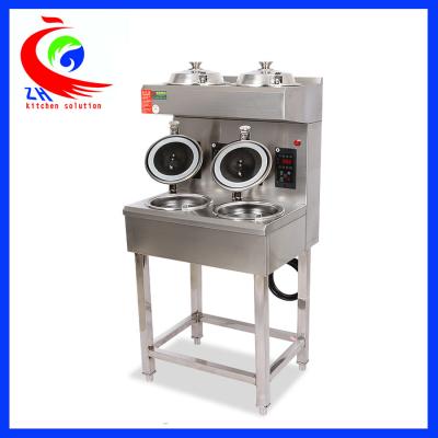 China 4 ClayPot chinesischer kochender Maschinen-elektrischer Kabinett-Ofen 3.4KW zu verkaufen