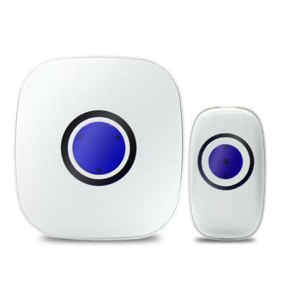 China KING HEIGHT Big Blue Modern Button Electric Remote Control Wireless Doorbell KH-DB011 for sale