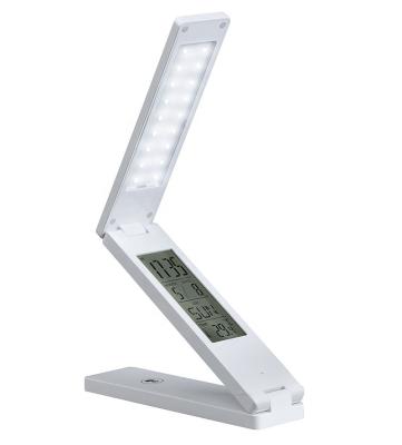 China Wholesale Rechargeable KH-LP001 Children Study Rechargeable Folding Contact LED Table Lamp with Digital Pendulum for sale