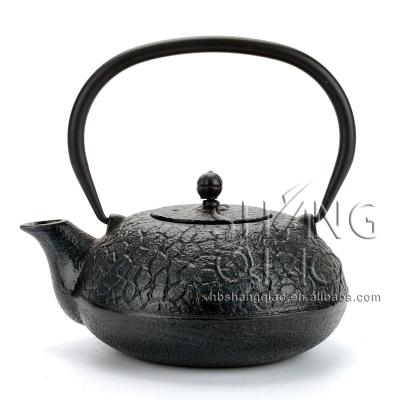 China Durable Tetsubin Heavy Duty Cast Iron Teapot Japanese Tea Kettle (500ml, Black) for sale