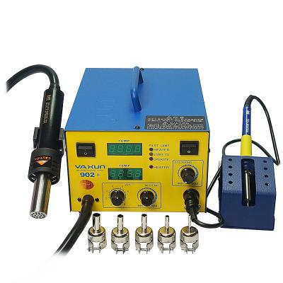 China Machinery repair shops 220V 110V 5 jets smd digital heater rework station YAXUN YX-902+ hot air bga soldering iron for sale