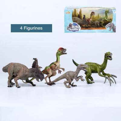 China Wisdom Exploring 4 Piece Educational Learning Plastic Toys Figure Toys For Children Pretend Play 5 Inches Tall For Everyone for sale