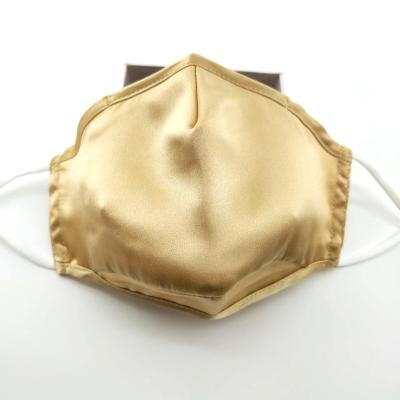 China 100% Silk Face Masks Sets Breathable Real Silk Satin Cover With Pocket for sale