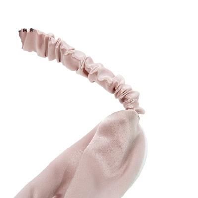 China Hot Selling 100% Silk Hair Care Mulberry Silk Headband 100% Silk Headwrap For Hair Custom Made Silk Hood for sale