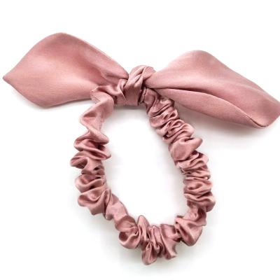 China Hair Decoration DIY Wholesale Oeko Fashionable 100% Silk Hair Scrunchies Sleep Scrunchie Bundle Hair for sale