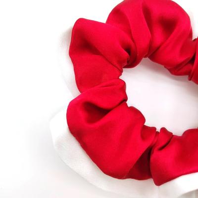 China New Satin Scrunchie Hair Decoration Elastic Silk Scrunchies Comfortable Silk Hair Ties Set For Women for sale