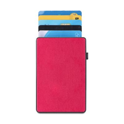 China Fashion Modern Design Hard Plastic Card Holder Wallet Clip, Hard Plastic Card Holder Custom, 9.4*6.2*1Cm Hard Plastic Card Holder for sale