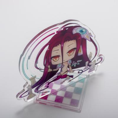 China Eco-friendly Custom Printed Acrylic Standee Anime Acrylic Display Stand for sale